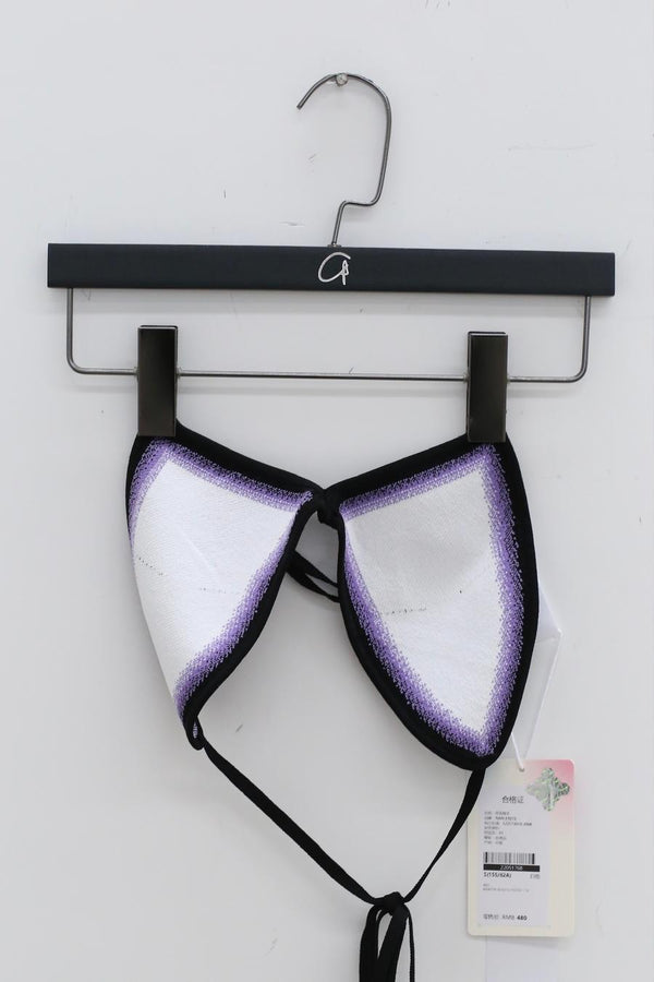 NAN KNITS Gradient coat 22051768 white